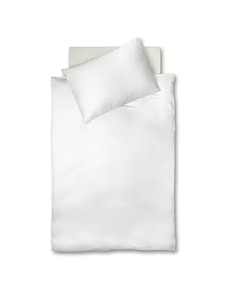 FLEURESSE | Interlock Jersey Bettwäsche 70x90cm/140x200cm Salbei | weiss